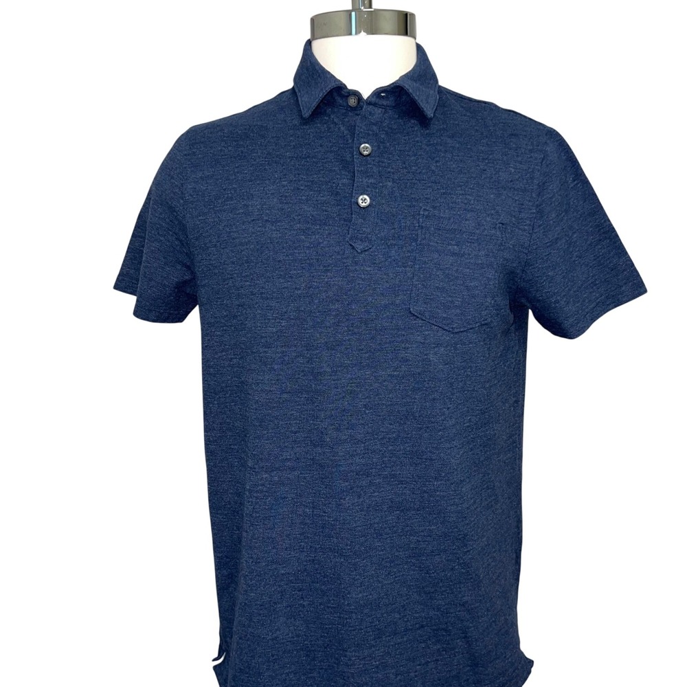 Banana Republic Performance Pique Polo Shirt Short Sleeve Casual Size M